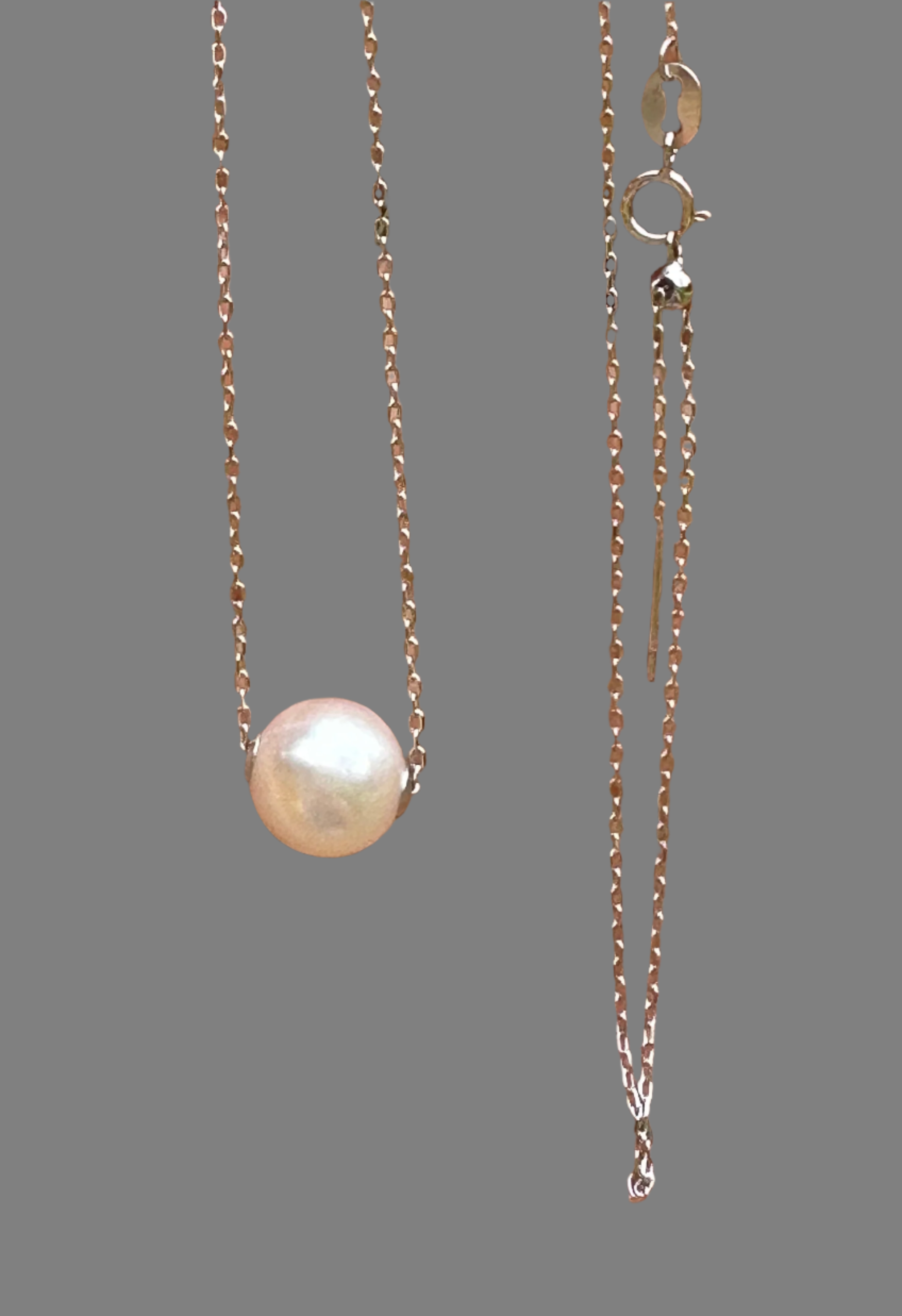 Akoya floating pearl